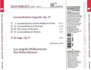 CD - Jean Sibelius - Los Angeles Philharmonic Orchestra , Esa-Pekka Salonen - Lemminkäinen Legends, Op. 22 / En Saga, Op. 9