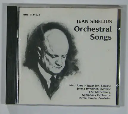Jean Sibelius - MariAnne Häggander - Jorma Hynninen , Göteborgs Symfoniker / Jorma Panula - Orchestral Songs