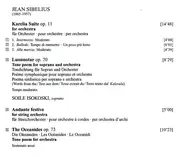 CD - Sibelius, Isokoski - Finlandia · Luonnotar · Karelia Suite · Oceanides · King Christian