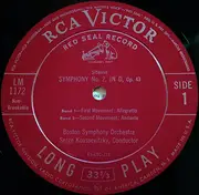LP - Sibelius - Symphony No. 2 In D, Op. 43 - Mono