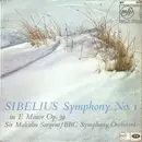 LP - Jean Sibelius - Symphony No. 1 In E Minor Op. 39
