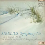 LP - Sibelius - Symphony No. 1 In E Minor Op. 39 - Red Labels