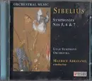 CD - Jean Sibelius - Utah Symphony Orchestra , Maurice de Abravanel - Symphonies Nos.5, 6 & 7
