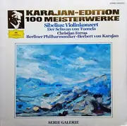 LP - Sibelius - von Karajan - Violinkonzert / Der Schwan von Tuonela - + Poster
