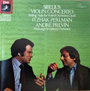 Jean Sibelius , Christian Sinding , Itzhak Perlman , The Pittsburgh Symphony Orchestra , André Prev - Violin Concerto / Suite For Violin & Orchestra, Op. 10