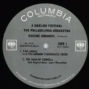 LP - Jean Sibelius , Eugene Ormandy , The Philadelphia Orchestra - A Sibelius Festival - Mono