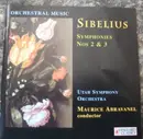 CD - Jean Sibelius , Maurice de Abravanel , Utah Symphony Orchestra - Jean Sibelius Symphonies Nos. 2&3