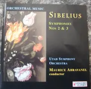 Jean Sibelius , Maurice de Abravanel , Utah Symphony Orchestra - Jean Sibelius Symphonies Nos. 2&3
