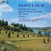 LP - Sibelius - Karelia Overture / King Christian II - Suite / The Bard / Festivo