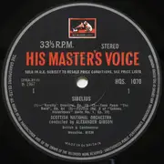 LP - Sibelius - Karelia Overture / King Christian II - Suite / The Bard / Festivo