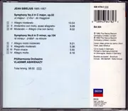 CD - Sibelius - Symphonies No. 3 In C Major, Op. 52 & No. 6 In D Minor, Op. 104