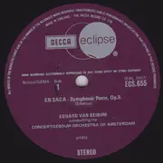LP - Jean Sibelius By The Concertgebouworkest - En Saga / Tapiola