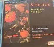 Jean Sibelius : Utah Symphony Orchestra , Maurice de Abravanel - Symphonies Nos.1 & 4