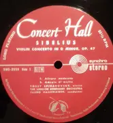 LP - Sibelius - Violin Concerto In D Minor