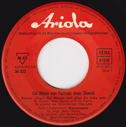 Jean Thomé - Ein Mann Von Format: Jean Thomé