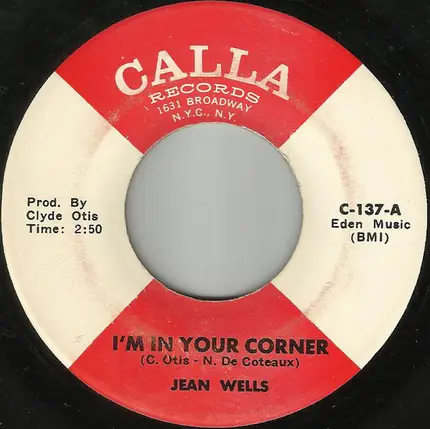 Jean Wells - I'm In Your Corner / I Feel Good