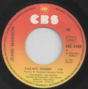 7inch Vinyl Single - Jeane Manson - Fais-moi Danser