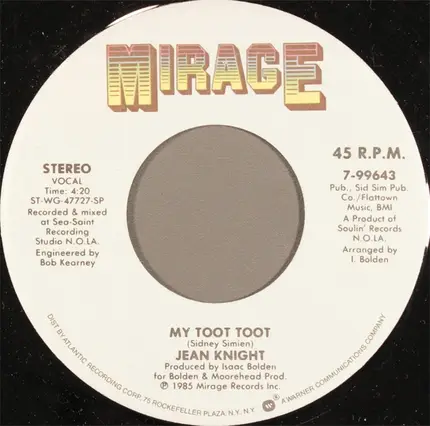Jean Knight - My Toot Toot