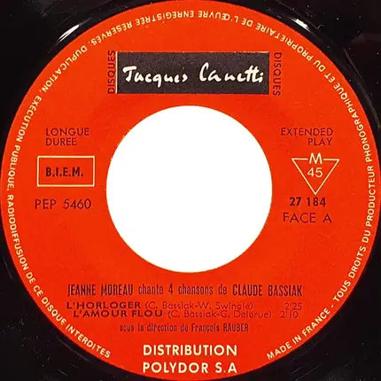 Jeanne Moreau - L'horloger (N° 3)