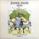 LP - Jeanne-Marie Sens - Chansons Pour De Vrai Volume 2
