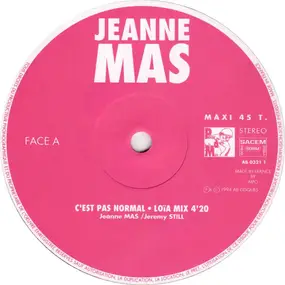 Jeanne Mas - C'Est Pas Normal