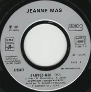 7inch Vinyl Single - Jeanne Mas - Sauvez-moi