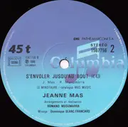 12inch Vinyl Single - Jeanne Mas - Sauvez-Moi