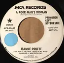 7inch Vinyl Single - Jeanne Pruett - A Poor Man's Woman / Momma Let Me Find Shelter