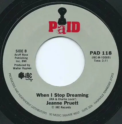 Jeanne Pruett - Sad Ole Shade Of Gray / When I Stop Dreaming