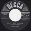 7inch Vinyl Single - Jeannie Pierson - Yes, It's Been So Long