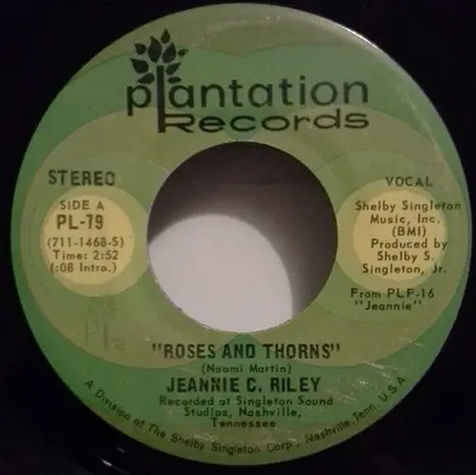 Jeannie C. Riley - Shed Me No Tears / Roses And Thorns