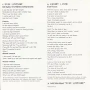 CD Single - Jedd Hughes - High Lonesome