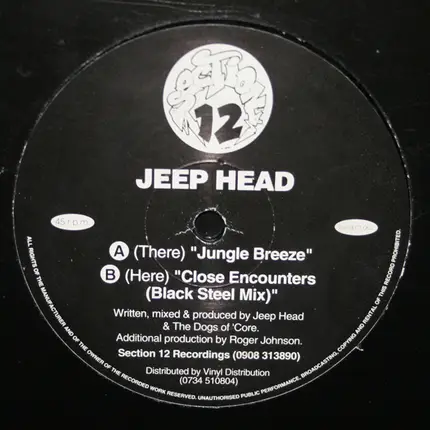 Jeep Head - Jungle Breeze / Close Encounters
