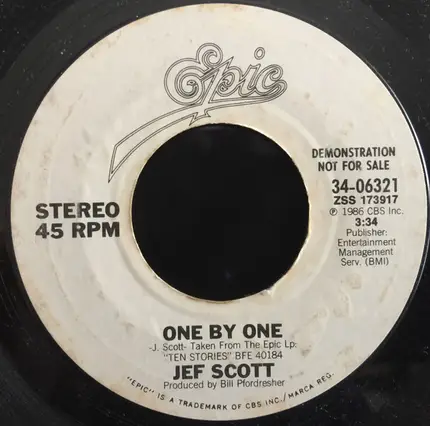 Jef Scott - One By One