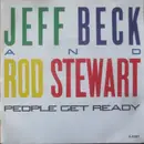 7inch Vinyl Single - Jeff Beck And Rod Stewart - People Get Ready