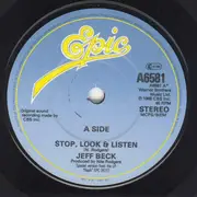 7inch Vinyl Single - Jeff Beck - Stop Look And Listen