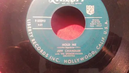 Jeff Chandler With The Spencer-Hagen Orchestra - Half Of My Heart / Hold Me