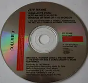 CD - Jeff Wayne - Highlights From Jeff Wayne's Musical Version Of The War Of The Worlds