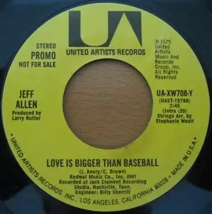 Jeff Allen - Love Is Bigger Than Baseball