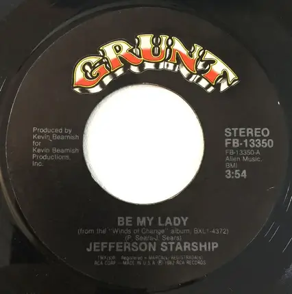 Jefferson Starship - Be My Lady