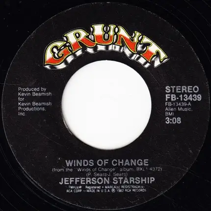 Jefferson Starship - Winds of Change