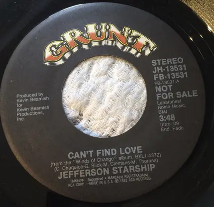Jefferson Starship - Can't Find Love