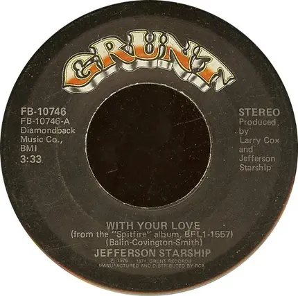 Jefferson Starship - With Your Love