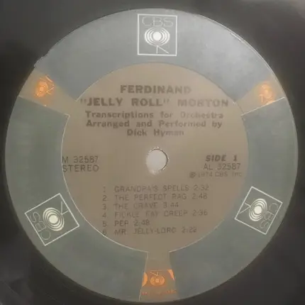 Jelly Roll Morton - Dick Hyman - Transcriptions For Orchestra