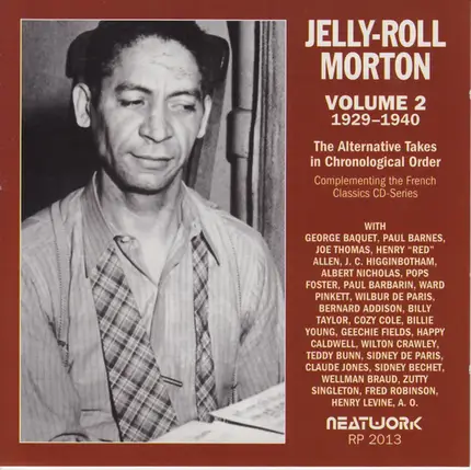 Jelly Roll Morton - The Alternative Takes In Chronological Order - Volume 2. 1929-1940