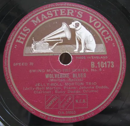 Jelly Roll Morton Trio / Jelly Roll Morton's Red Hot Peppers - Wolverine Blues / Boogaboo