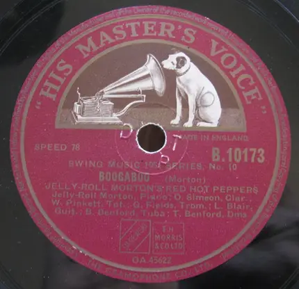 Jelly Roll Morton Trio / Jelly Roll Morton's Red Hot Peppers - Wolverine Blues / Boogaboo