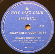 Jelly Roll Morton Trio