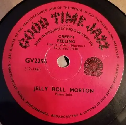 Jelly Roll Morton - Finger Buster / Creepy Feeling