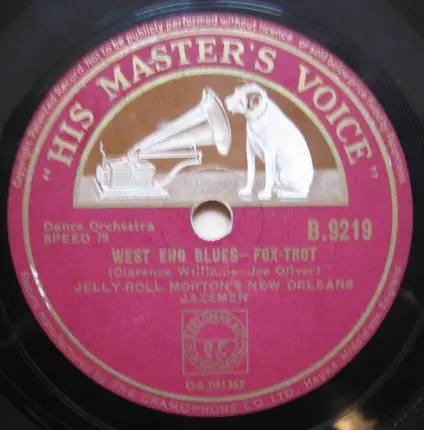 Jelly Roll Morton's New Orleans Jazzmen - Climax Rag / West End Blues